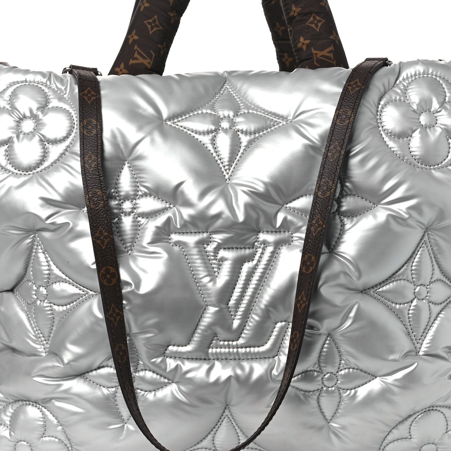 Louis Vuitton Econyl Monogram Pillow Giant Onthego GM Silver