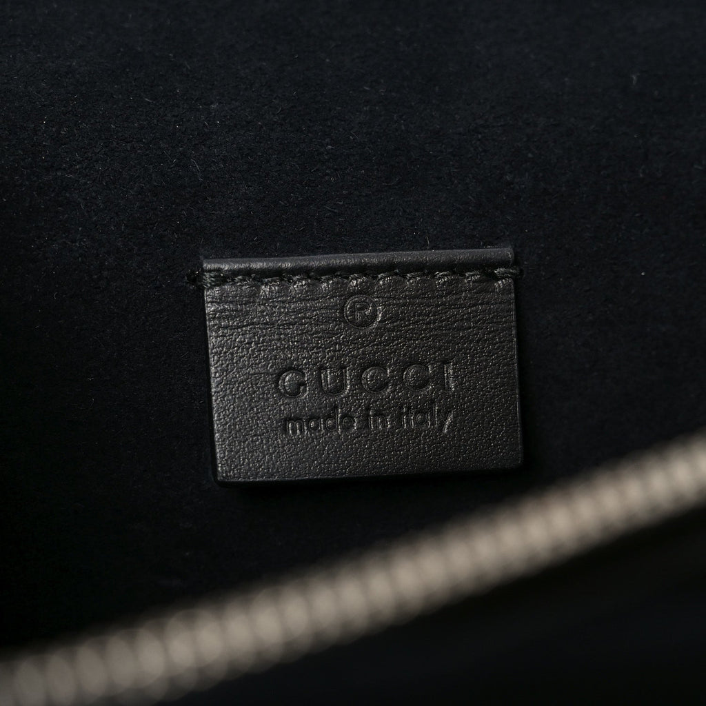 Gucci GG Supreme Monogram Small Dionysus Shoulder Bag Black