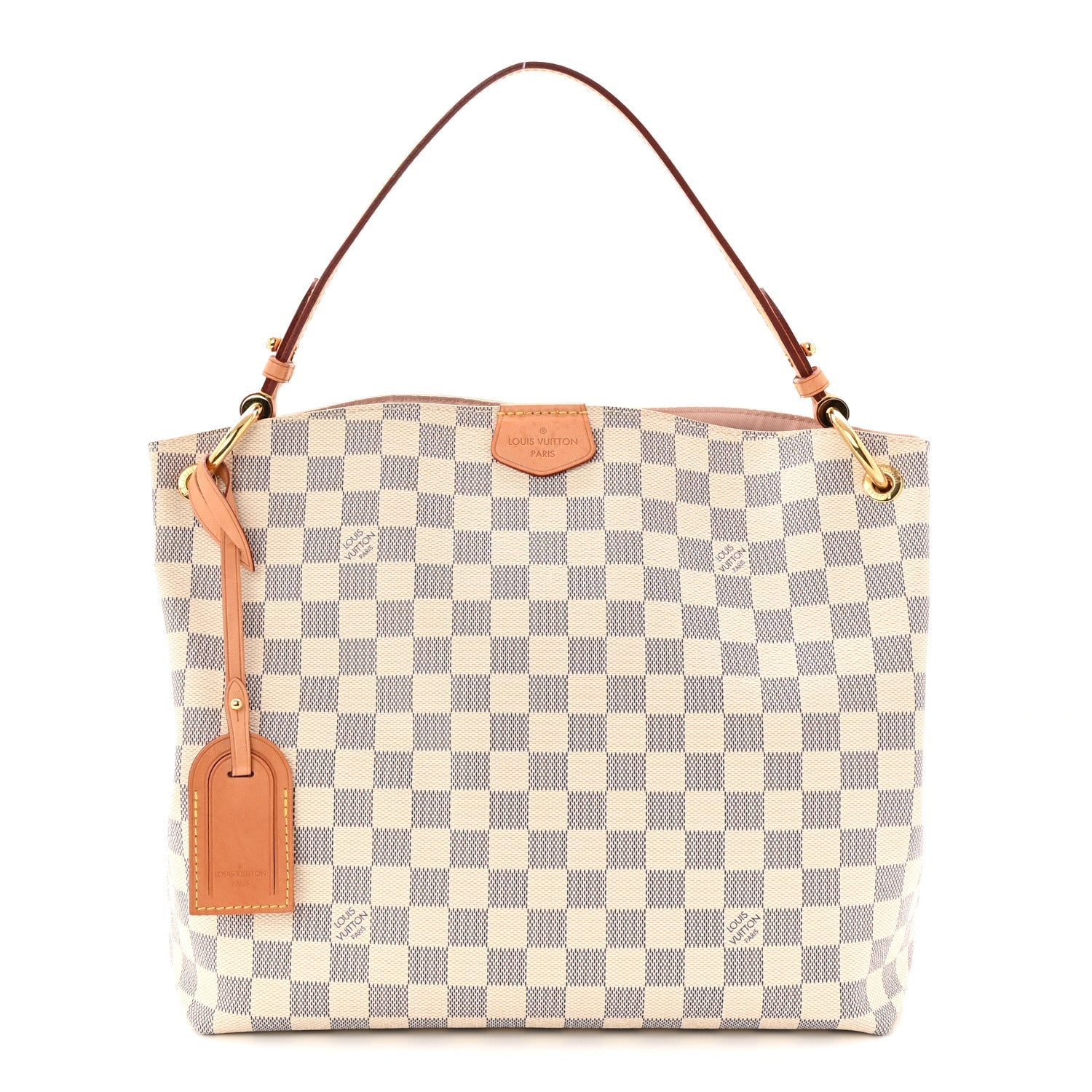 Louis Vuitton Damier Azur Graceful PM Rose Ballerine