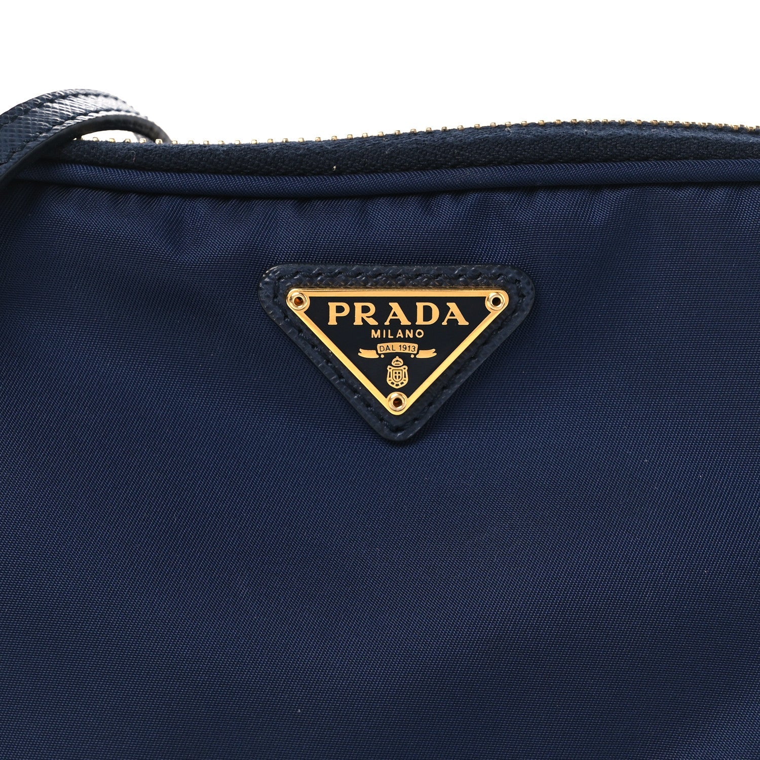 Prada Tessuto Nylon Saffiano Mini Camera Crossbody Royal