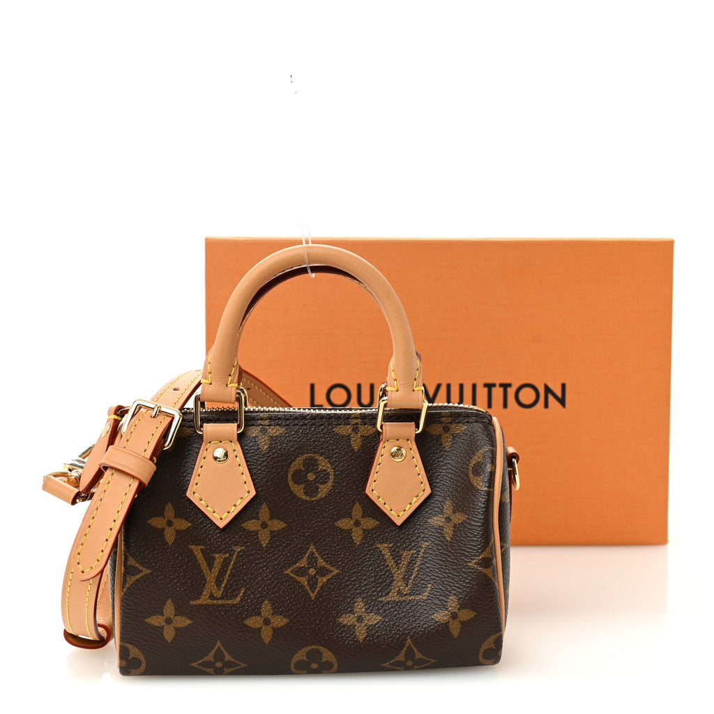 Louis Vuitton Monogram Nano Speedy Bandouliere