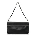 Chanel Lambskin Lax Pochette Black