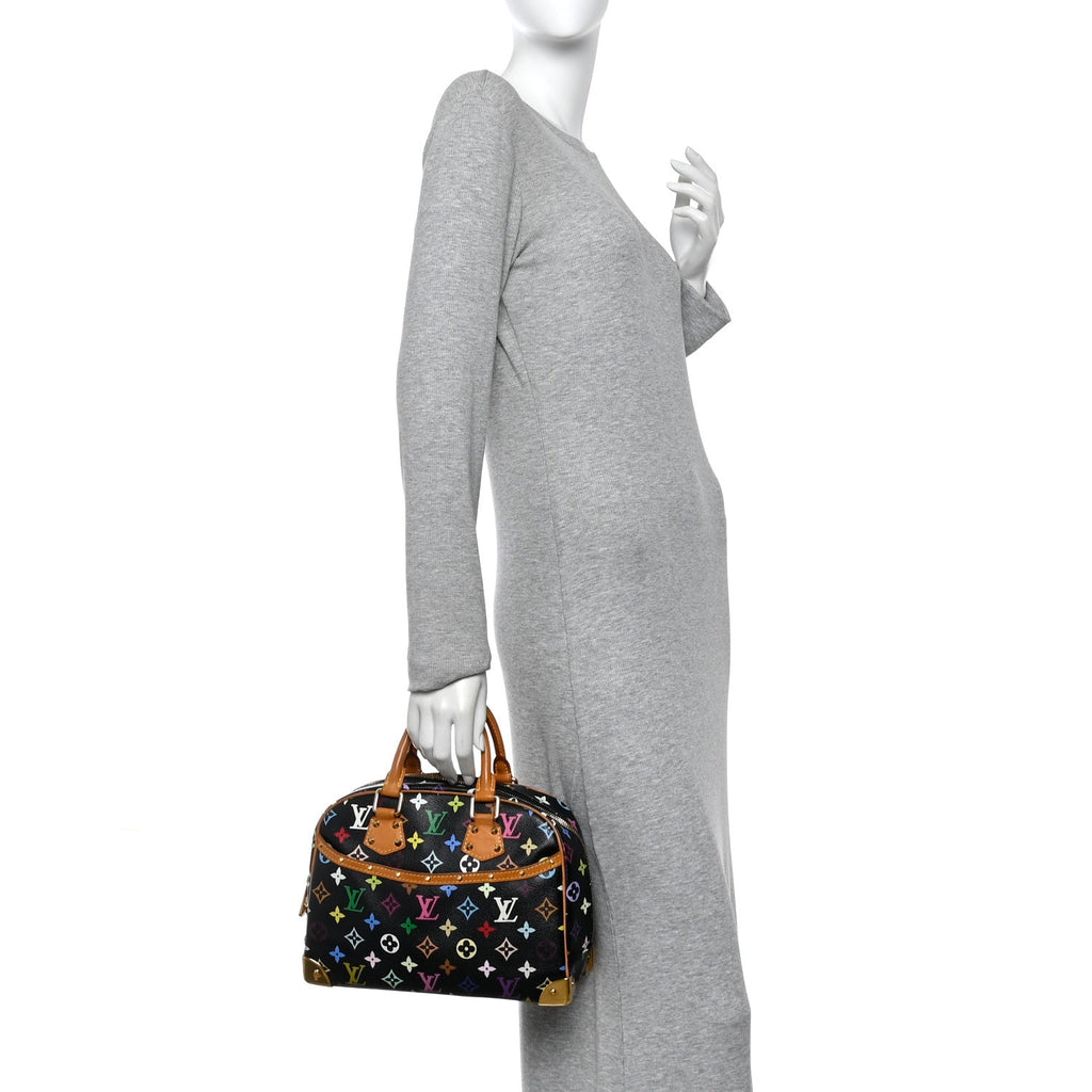 Louis Vuitton Monogram Multicolor Trouville Black
