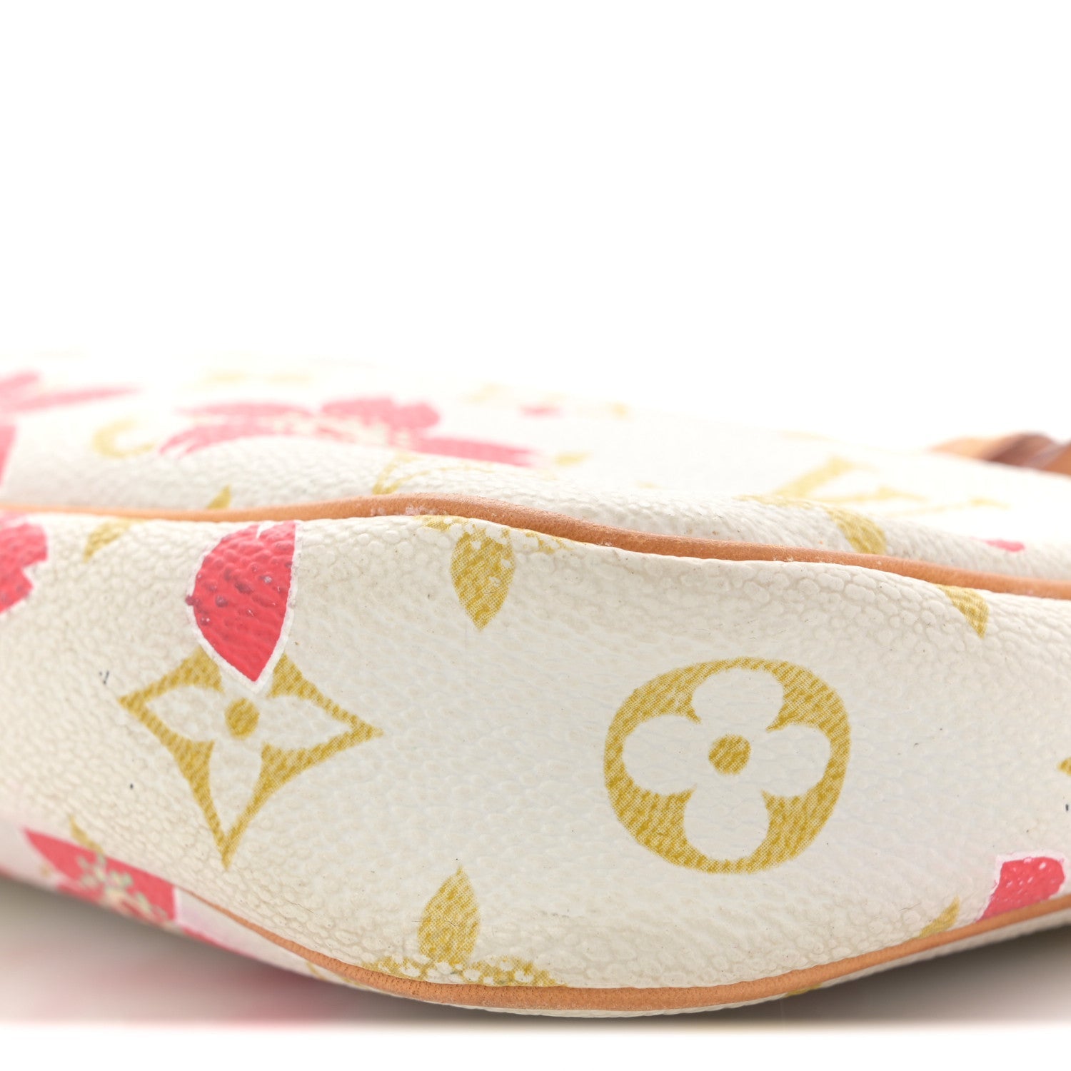 Louis Vuitton Monogram Cherry Blossom Pochette Accessories Red