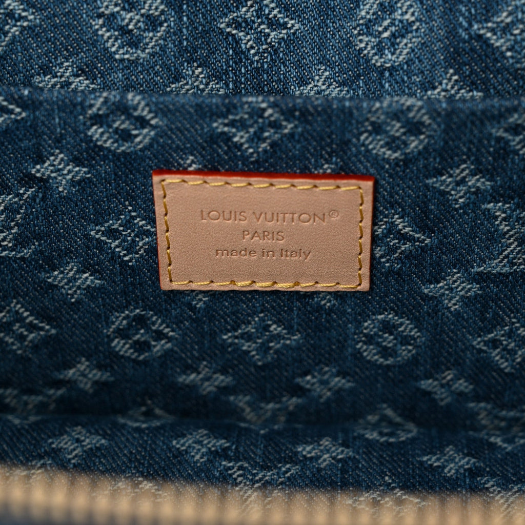 Louis Vuitton Monogram Denim Nice Mini Blue