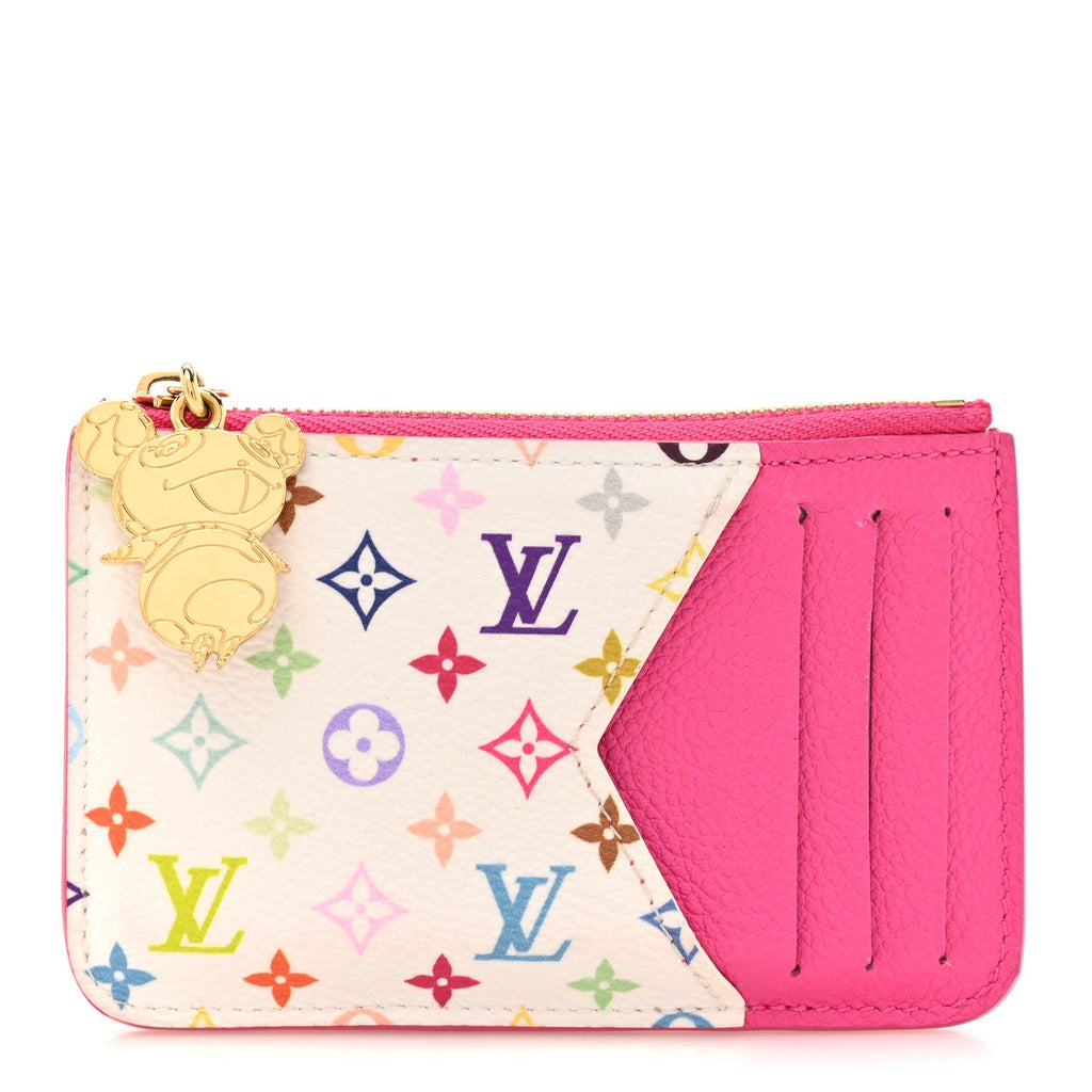 Louis Vuitton LV X TM Monogram Romy Card Holder Kawaii Pink