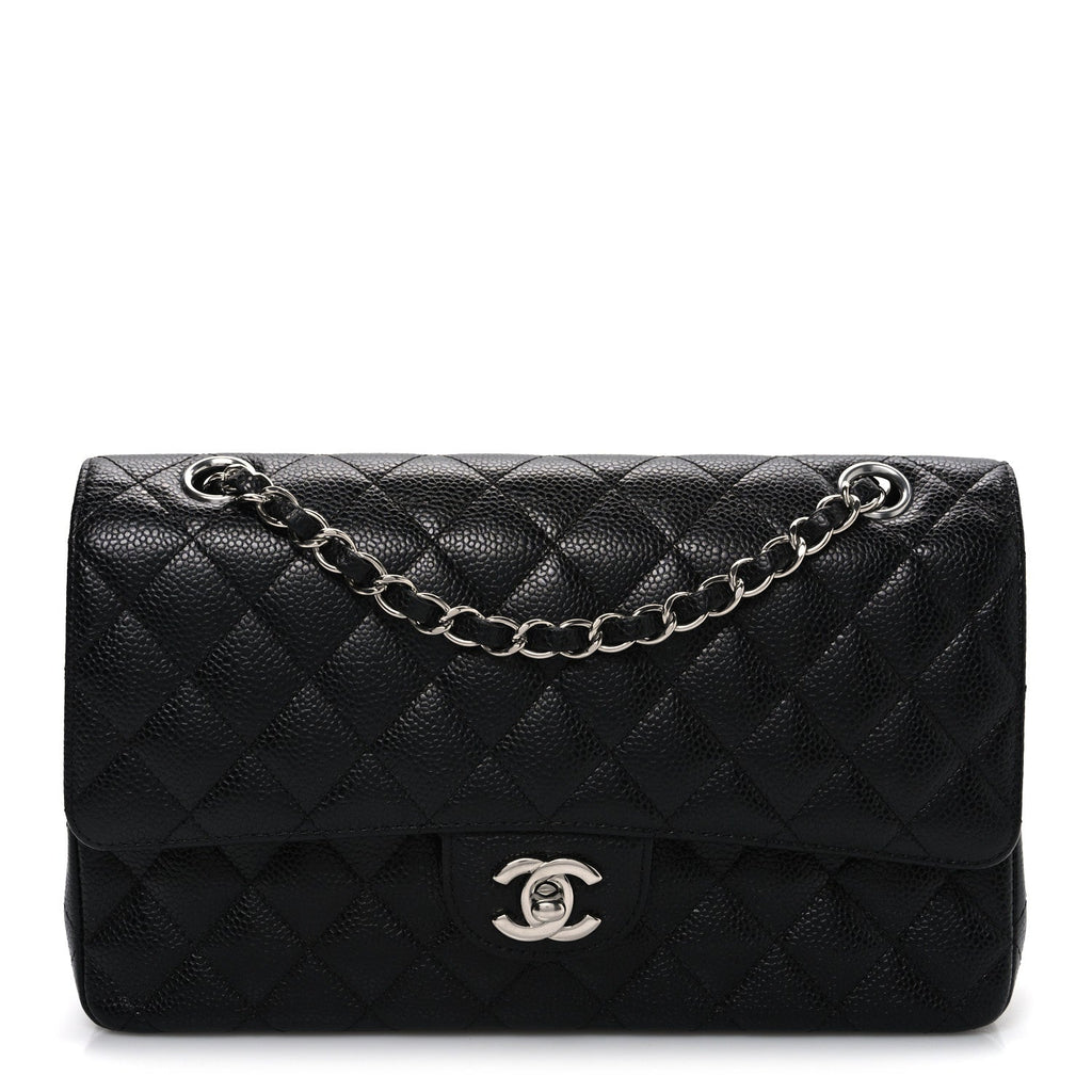 Chanel Caviar Quilted Medium Double Flap Black