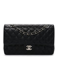 Chanel Caviar Quilted Medium Double Flap Black