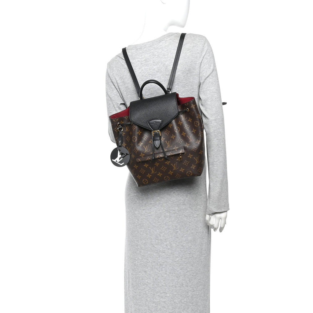 Louis Vuitton Monogram Montsouris PM Black
