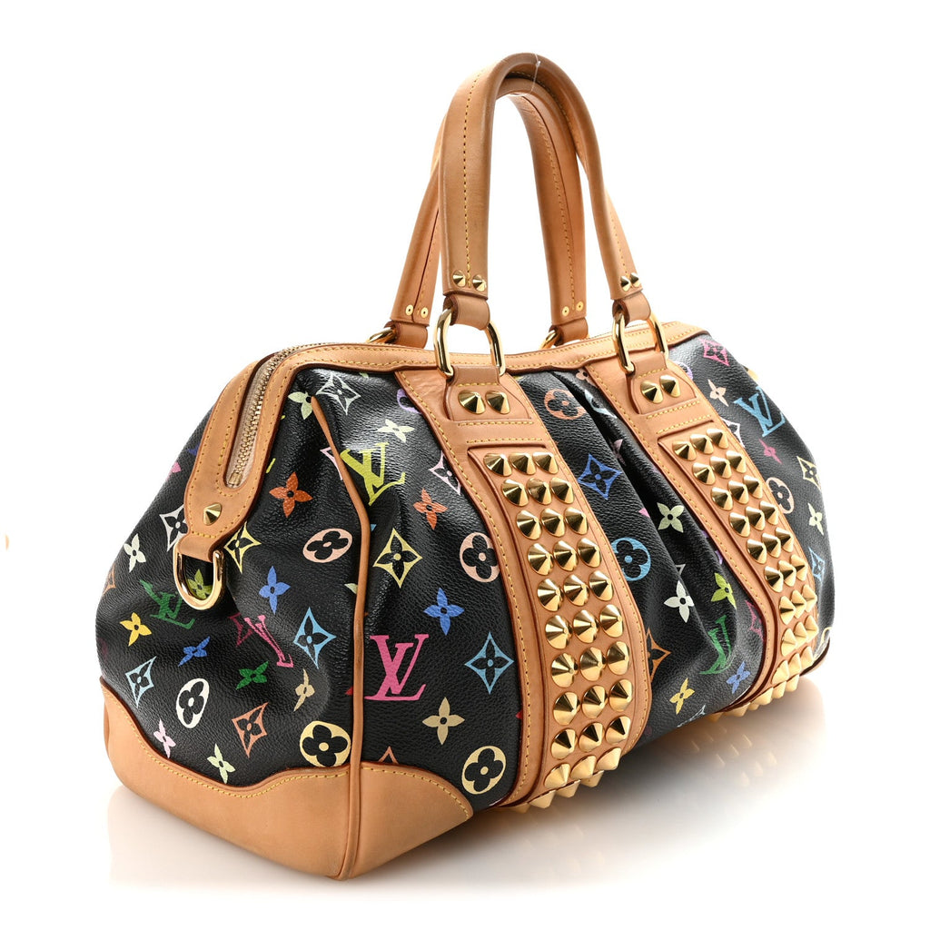Louis Vuitton Monogram Multicolor Courtney MM Black