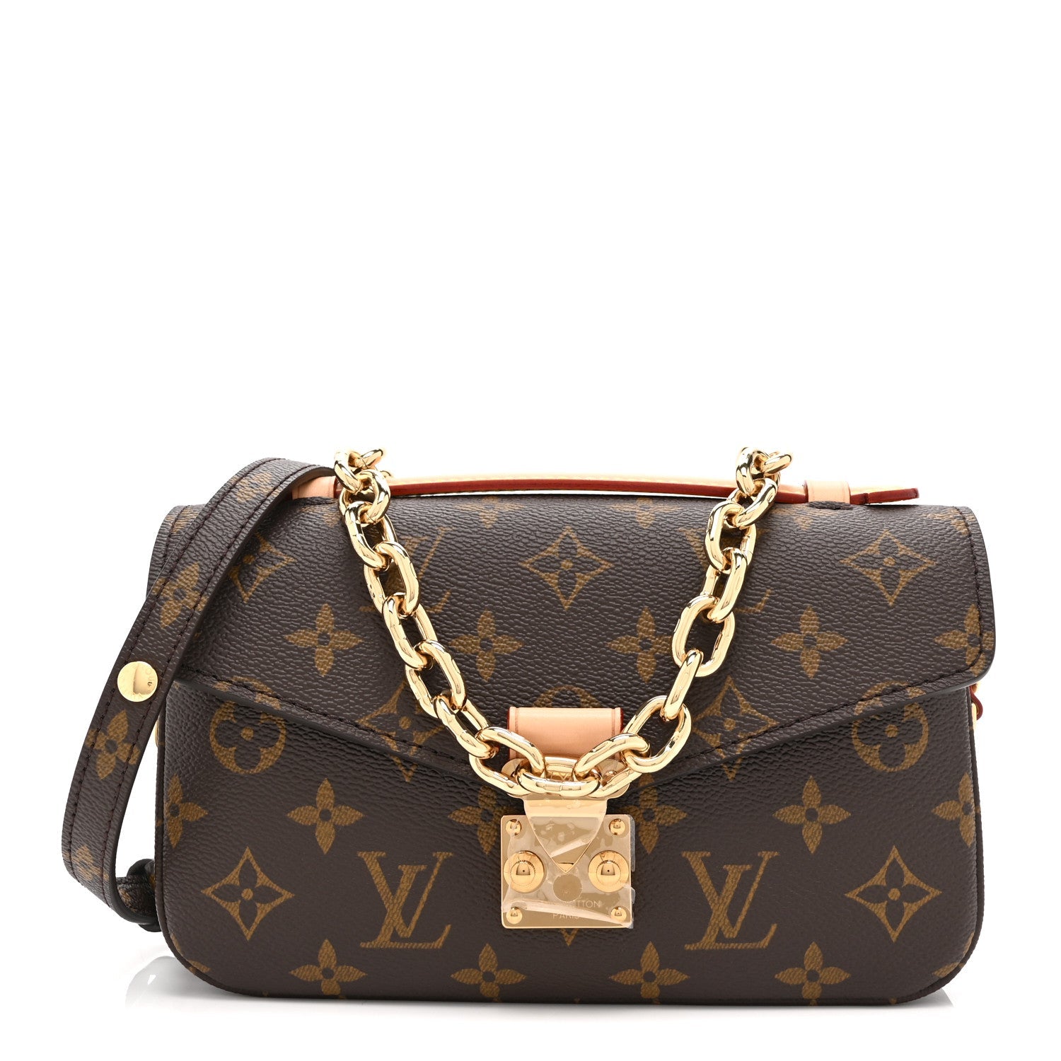 Louis Vuitton Monogram Pochette Metis East West