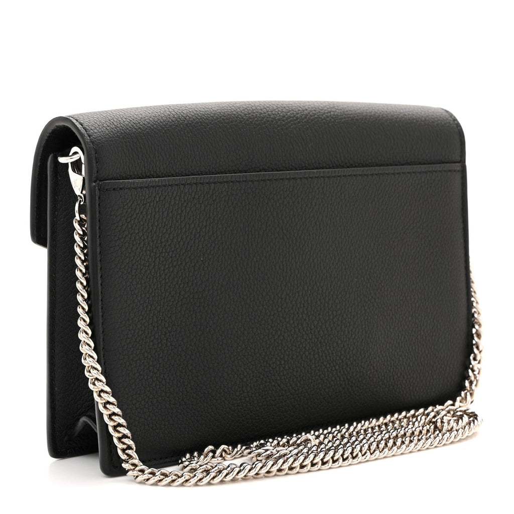 Louis Vuitton Soft Calfskin My Lockme Chain Pochette Black