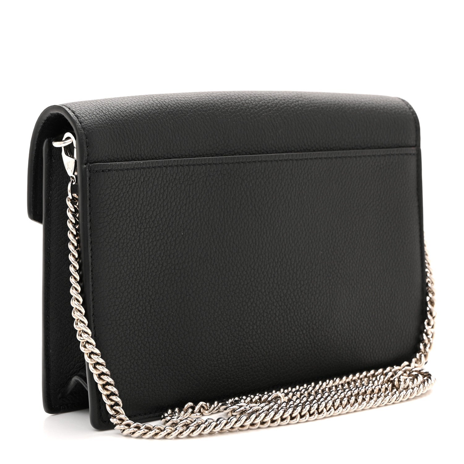Louis Vuitton Soft Calfskin My Lockme Chain Pochette Black