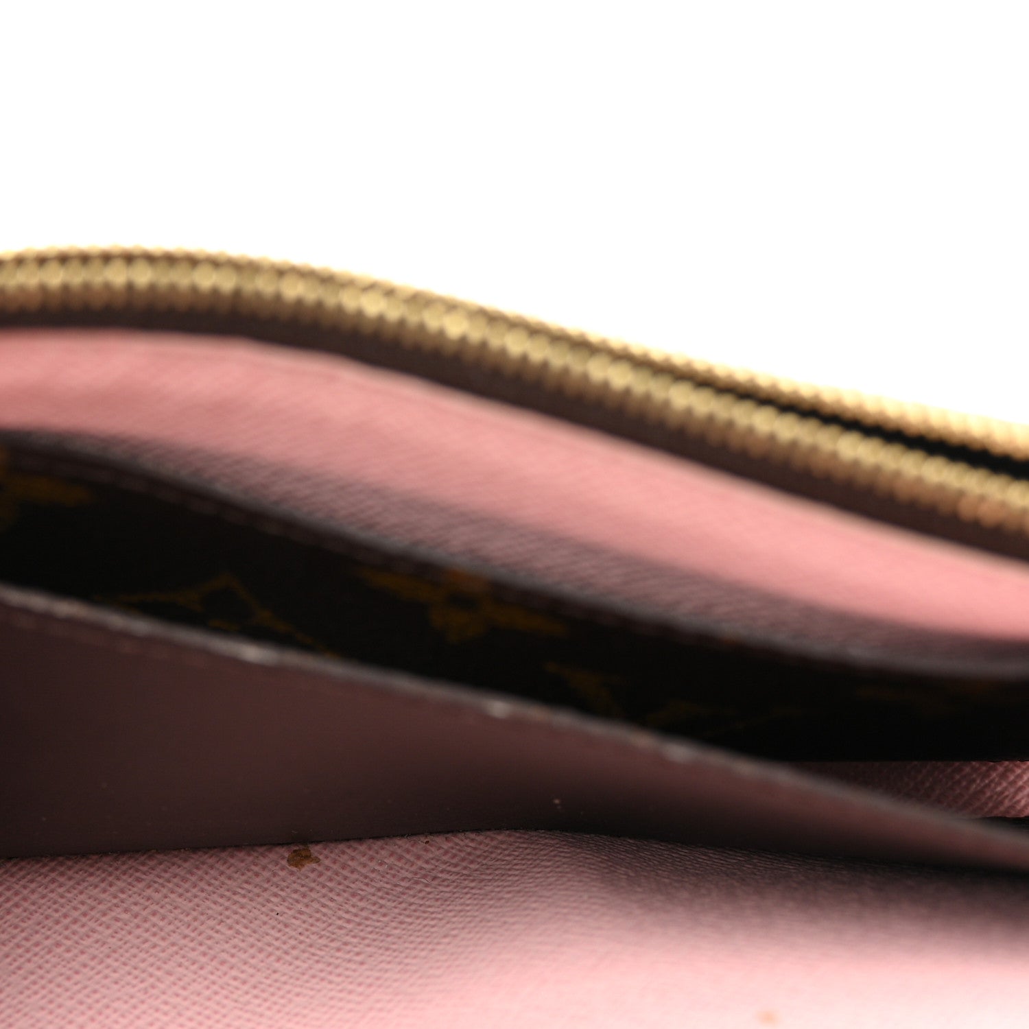 Louis Vuitton Monogram Emilie Wallet Rose Ballerine