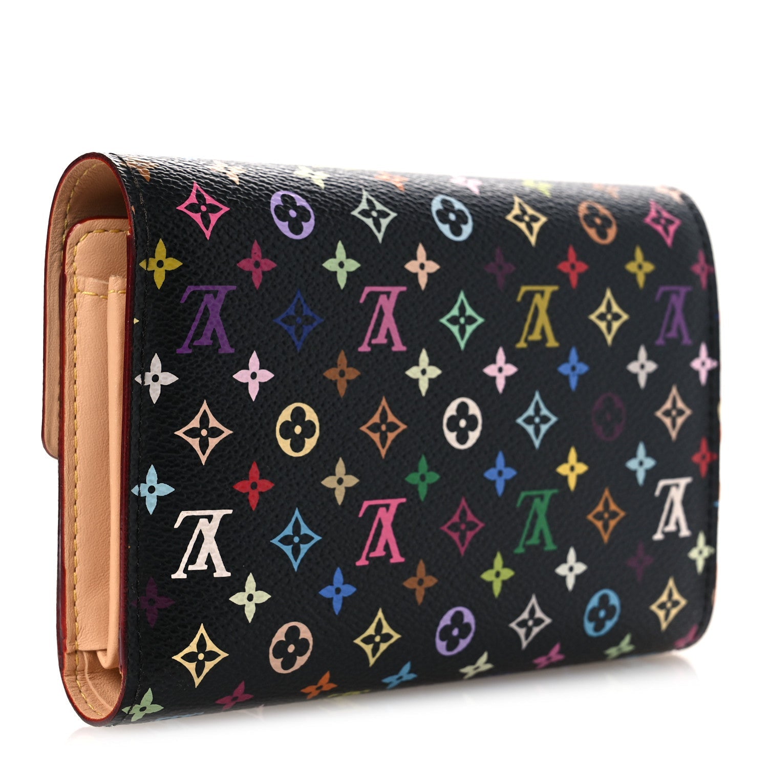 Louis Vuitton Monogram Multicolor Alexandra Wallet Black