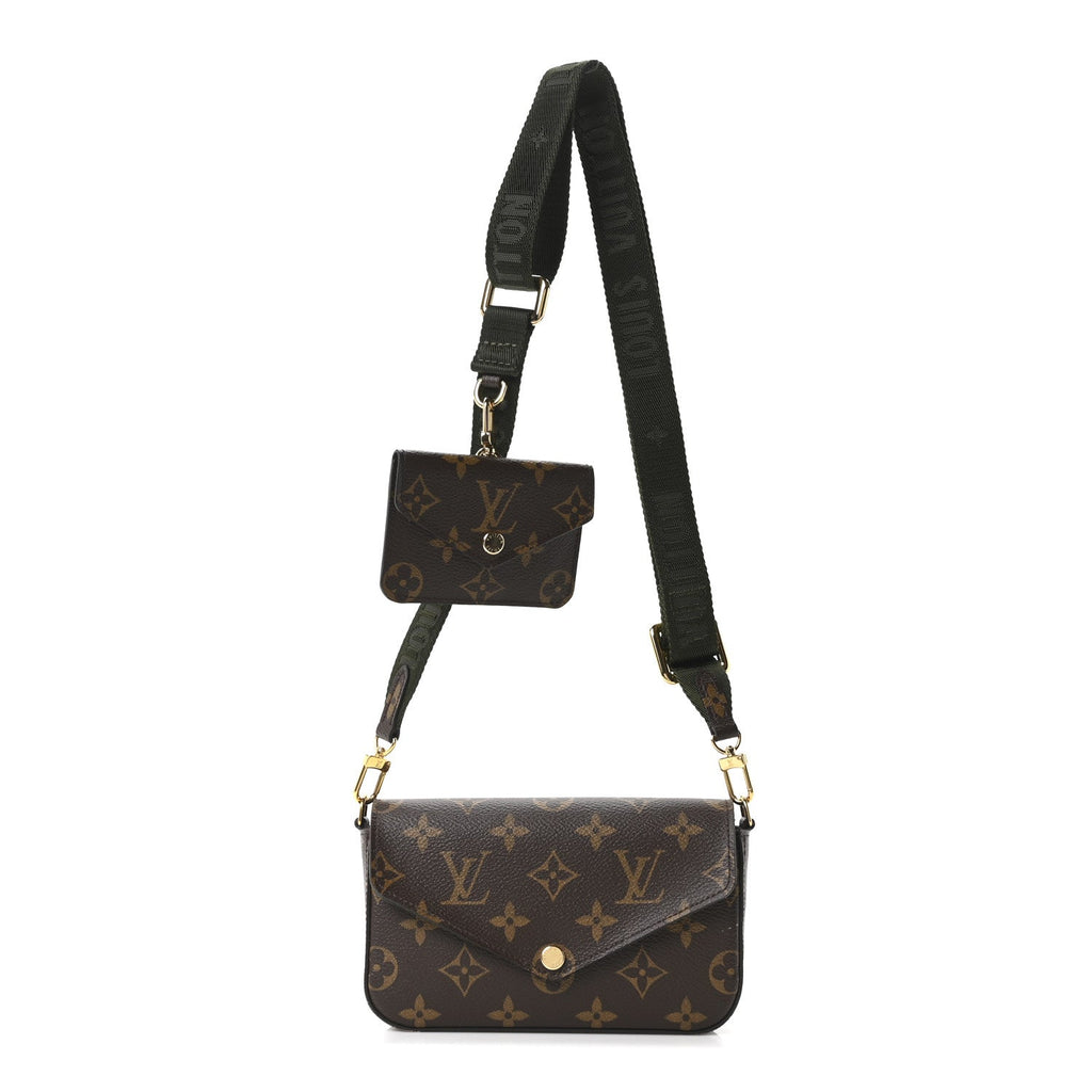 Louis Vuitton Monogram Felicie Strap & Go Kaki