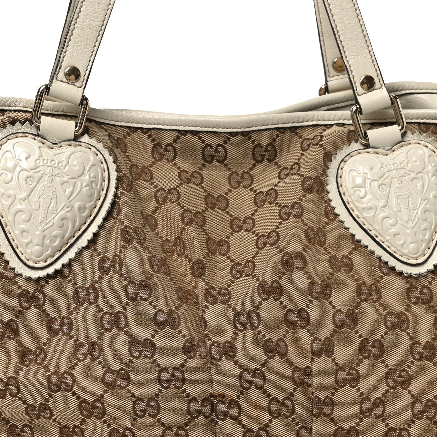 Gucci Monogram Large Tribeca Tote Off White