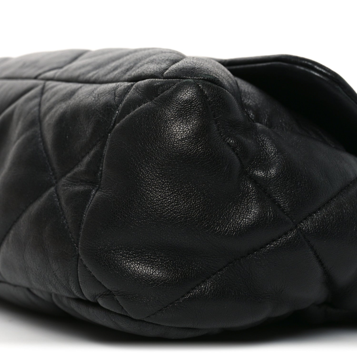 Chanel Lambskin Quilted Maxi Chanel 19 Flap Black