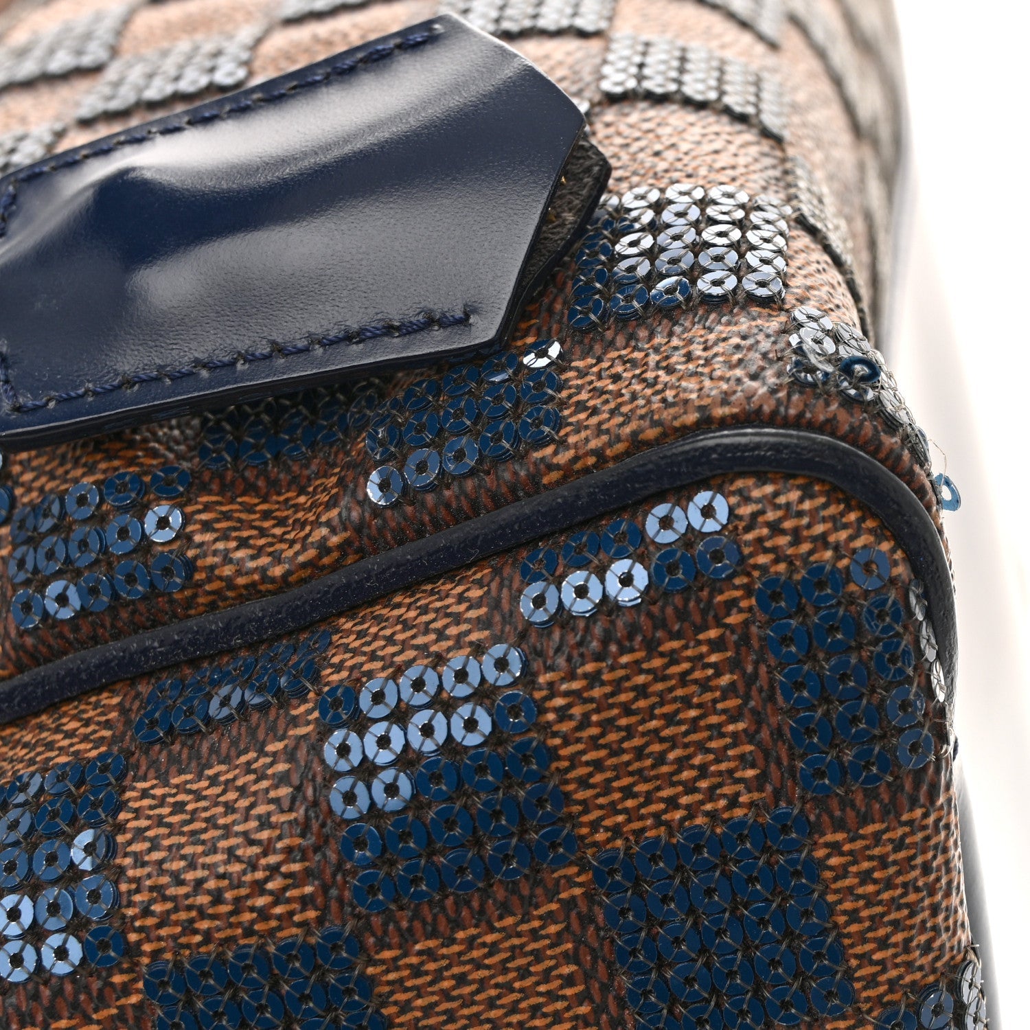 Louis Vuitton Damier Paillettes Speedy 30 Blue