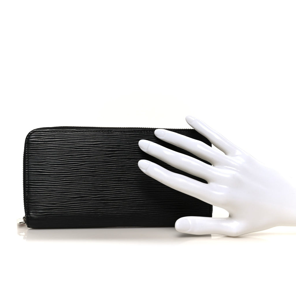 Louis Vuitton Epi Zippy Wallet Black