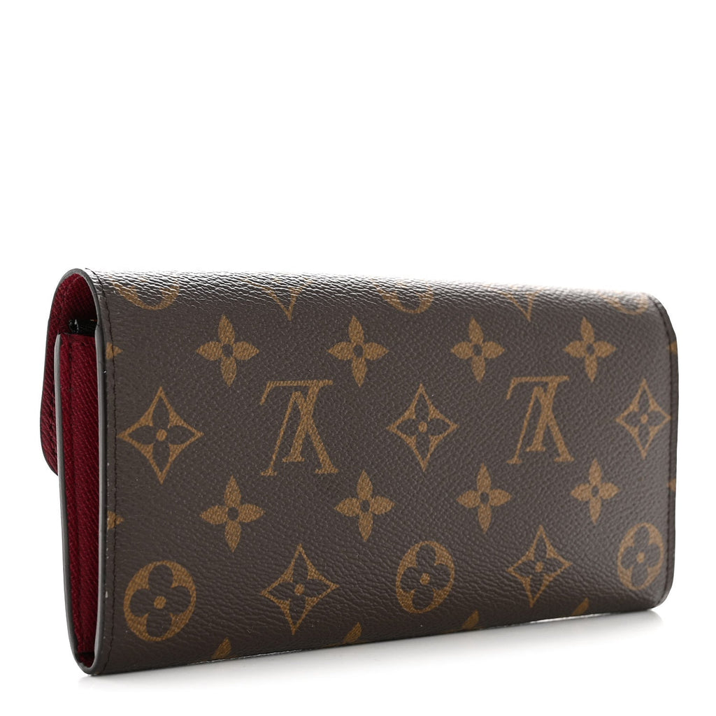 Louis Vuitton Monogram Emilie Wallet Fuchsia