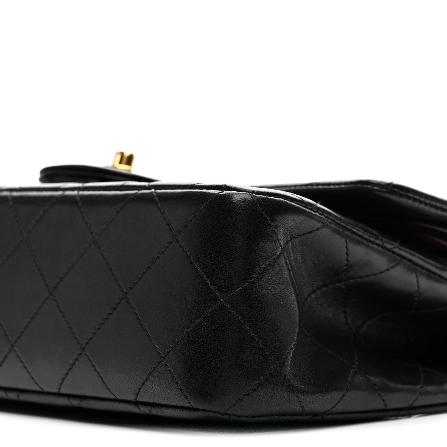 Chanel Lambskin Quilted Small Double Flap Black
