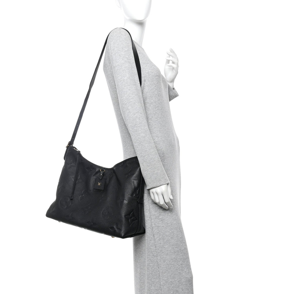 Louis Vuitton Empreinte Monogram Giant CarryAll MM Black