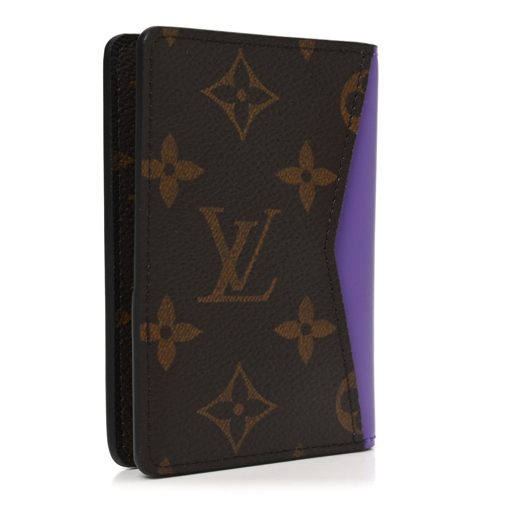 Louis Vuitton Monogram Pocket Organizer NM Purple