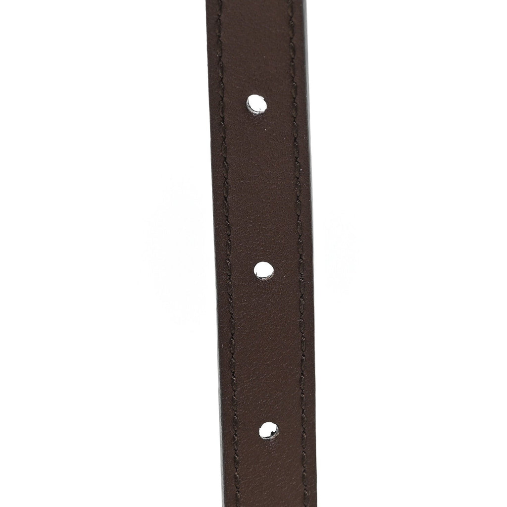 Gucci GG Supreme Monogram Plutone Calfskin Interlocking G Buckle 15mm Belt 80 32 Beige Ebony New Acero