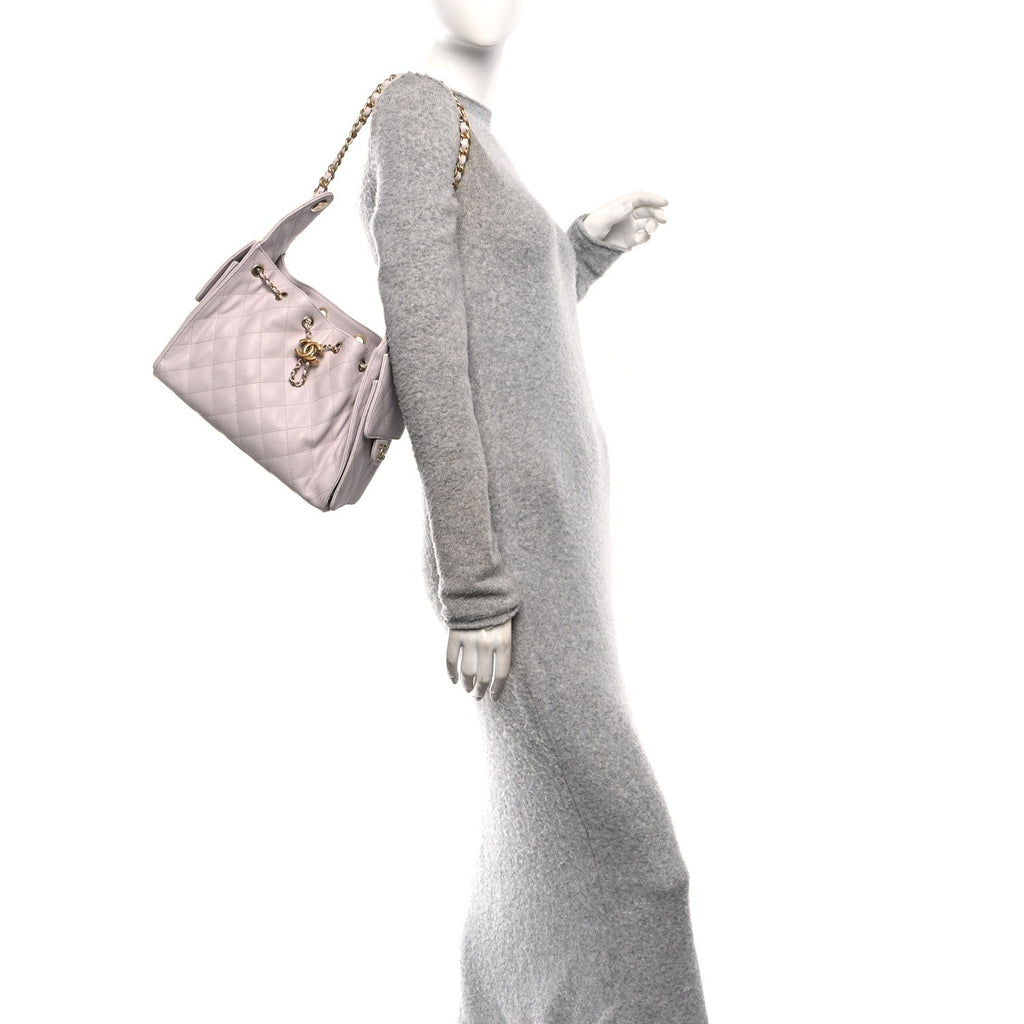 Chanel Caviar Quilted Small Chanel 25 Handbag Lilas Lilac