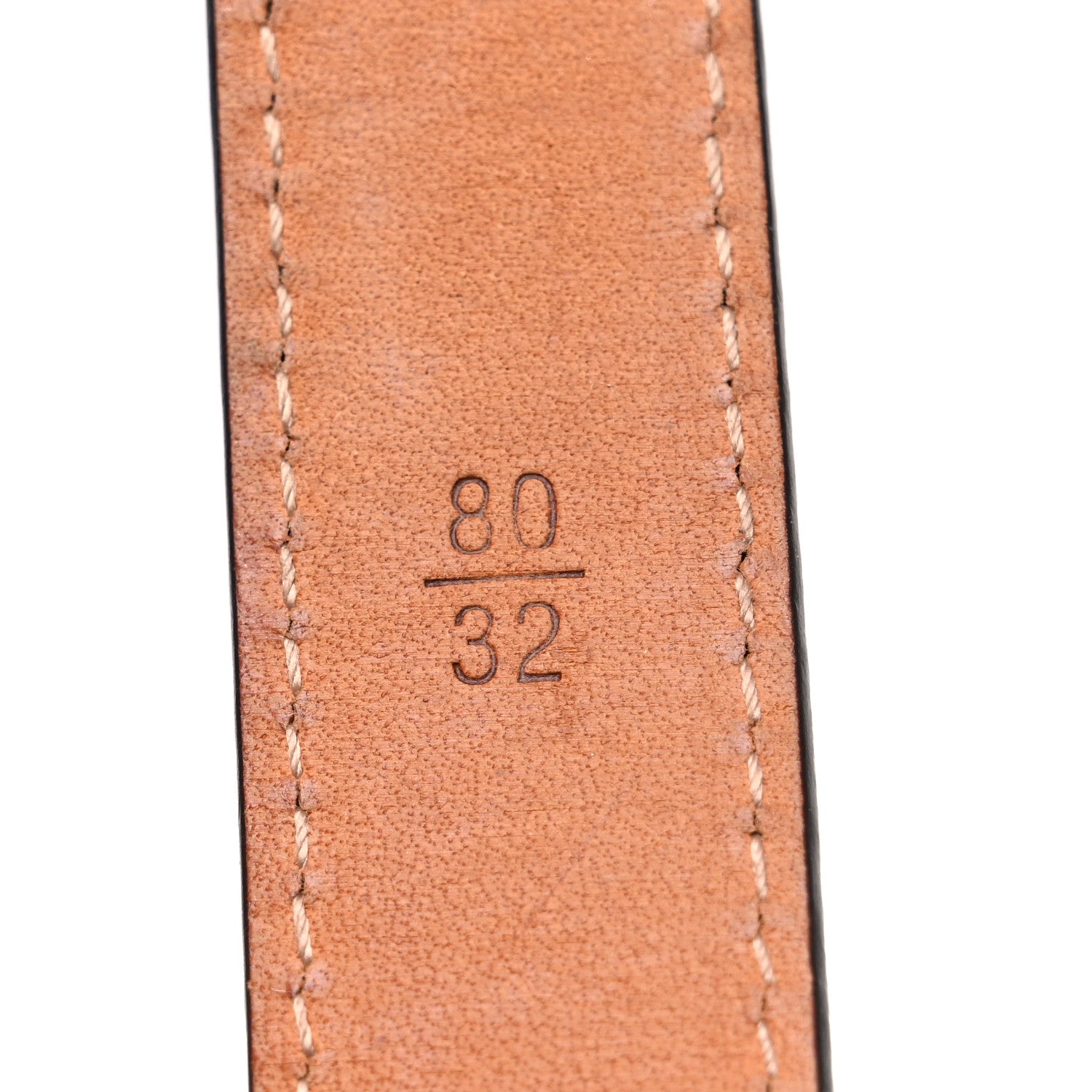 Louis Vuitton Calfskin Monogram 20mm LV Iconic Reversible Belt 80 32