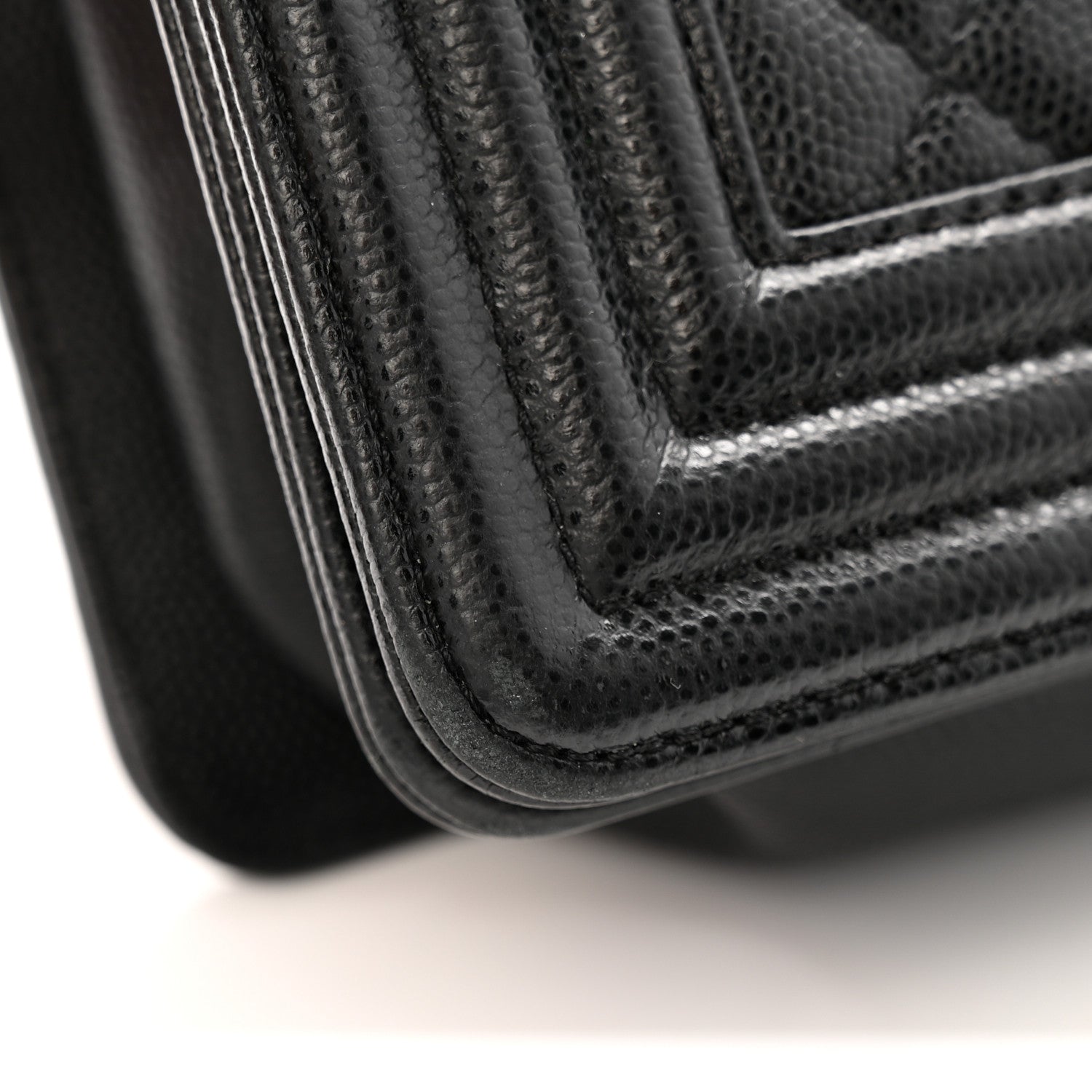 Chanel Caviar Quilted Medium Boy Flap Black