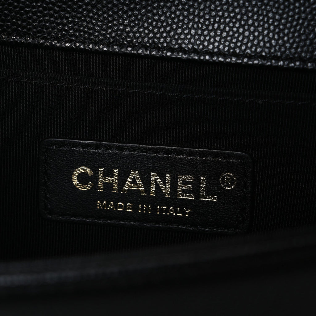 Chanel Caviar Quilted Small Boy Flap Black