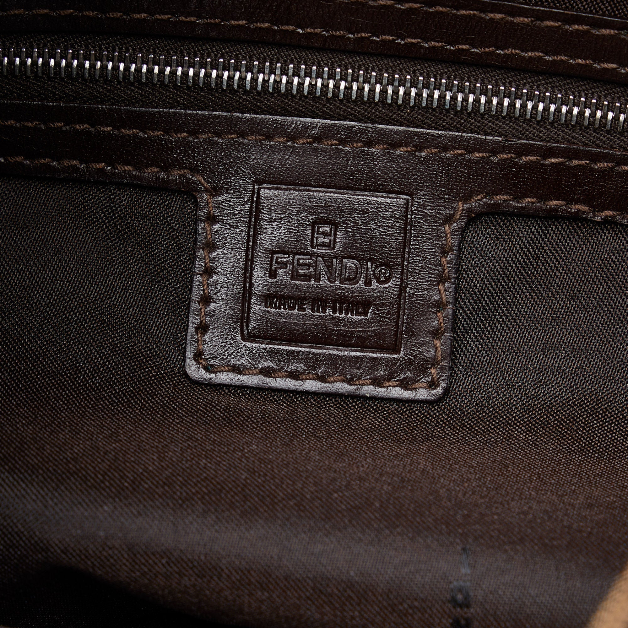 FENDI Zucca Mamma Forever Shoulder Bag