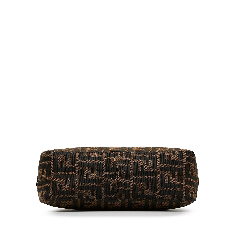 FENDI Zucca Double Flap Baguette