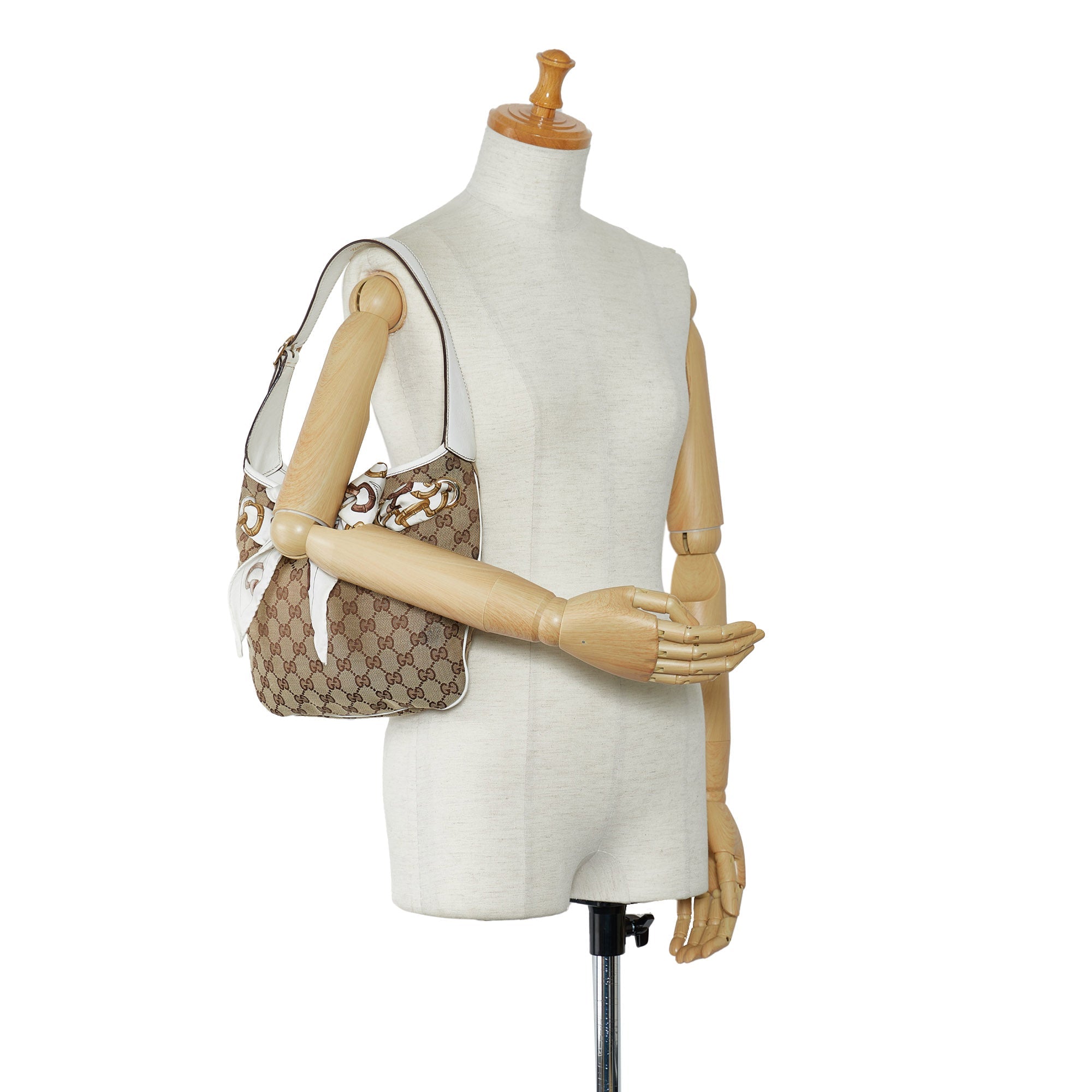 GUCCI GG Canvas Positano Hobo Hobo Bag