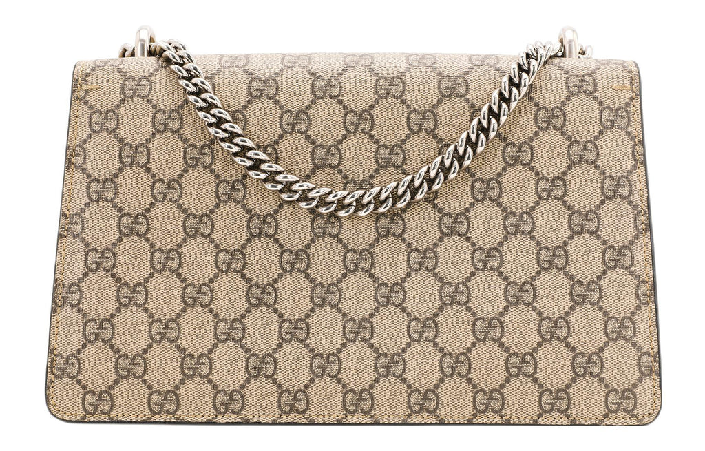 (WMNS) GUCCI [Dionysus] Small GG Shoulder Bag Beige/Ebony 400249-KHNRN-8642