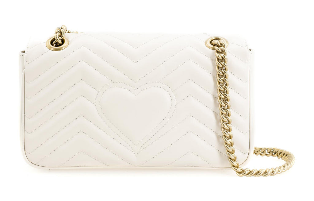 (WMNS) GUCCI GG Marmont Small-Sized Single-Shoulder Bag White 443497-DTDIT-9022