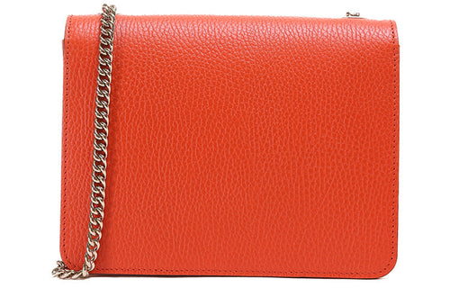 (WMNS) GUCCI Leather Organ Crossbody Bag Single Shoulder Bag Orange 510304-CAO0G-7527