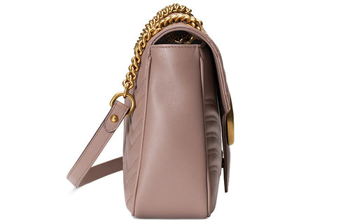 (WMNS) GUCCI GG Marmont Series Bag Middle-Size Pink 443496-DTDIT-5729