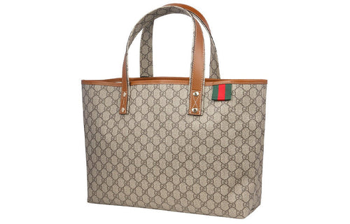 (WMNS) GUCCI Logo Canvas Large Capacity handbag / Brown Classic 211134-KGD3G-8527