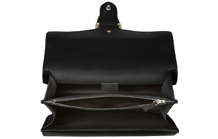 (WMNS) GUCCI Dionysus Series Leather Snake Decoration Single Shoulder Bag Black 400249-CXZFN-8143