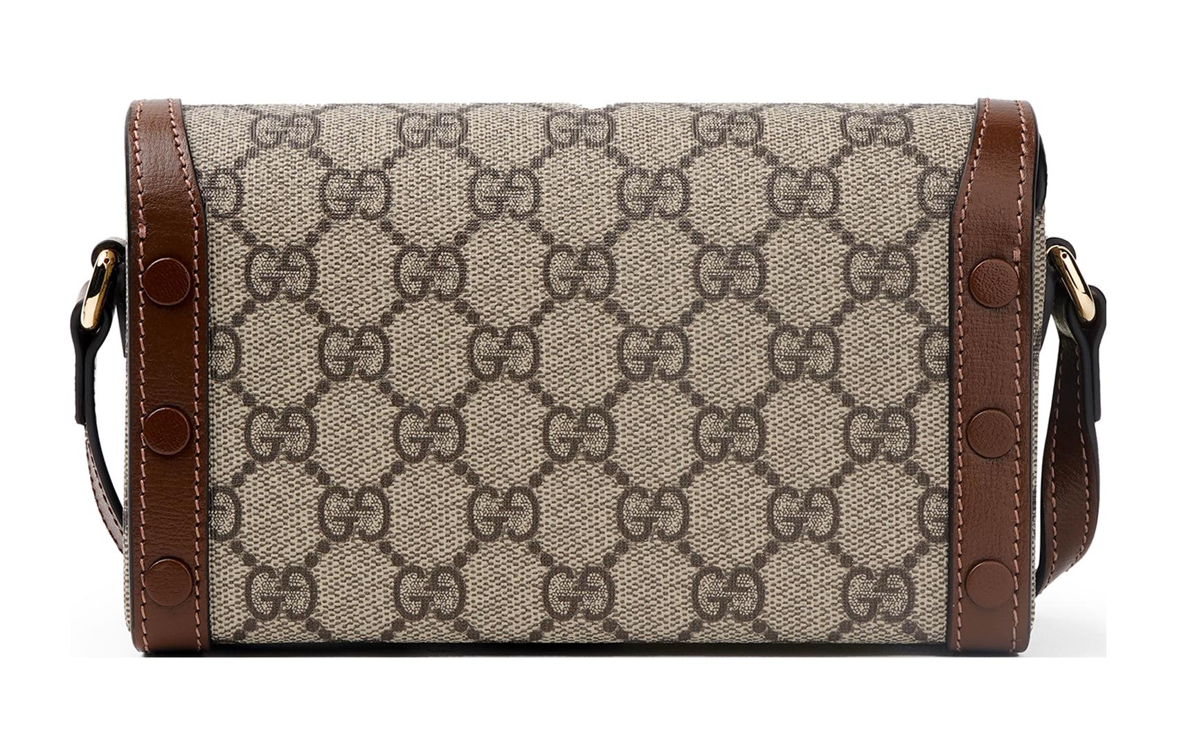 GUCCI Horsebit 1955 mini 'Caramel' 699296-92TCG-8563