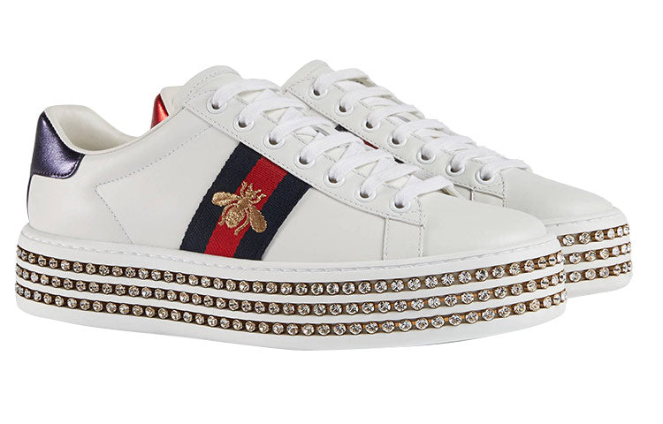 (WMNS) Gucci Ace 'Crystal' Sneaker 505995-DOPE0-9095