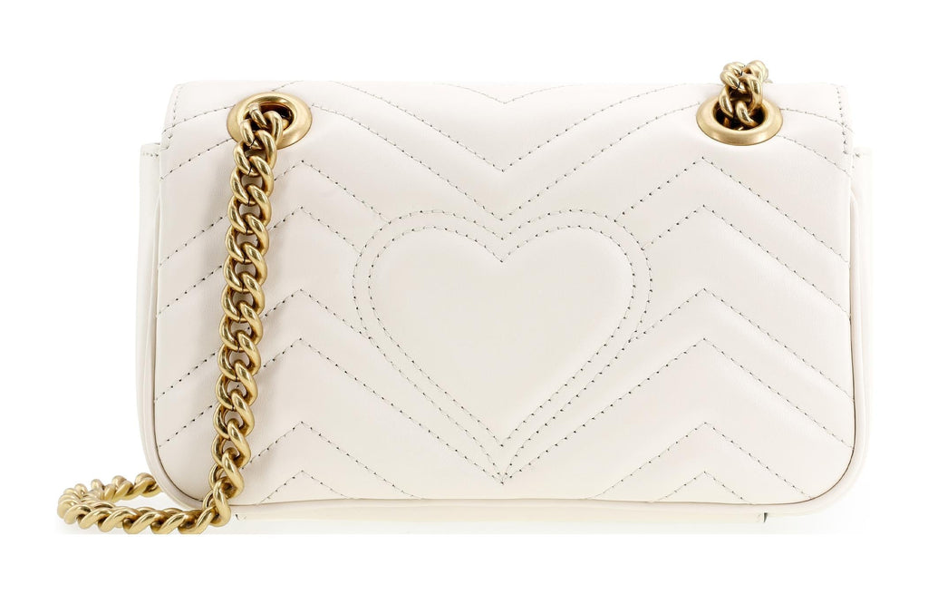 (WMNS) GUCCI GG Marmont Series mini Leather Clutch White 446744-DTDIT-9022