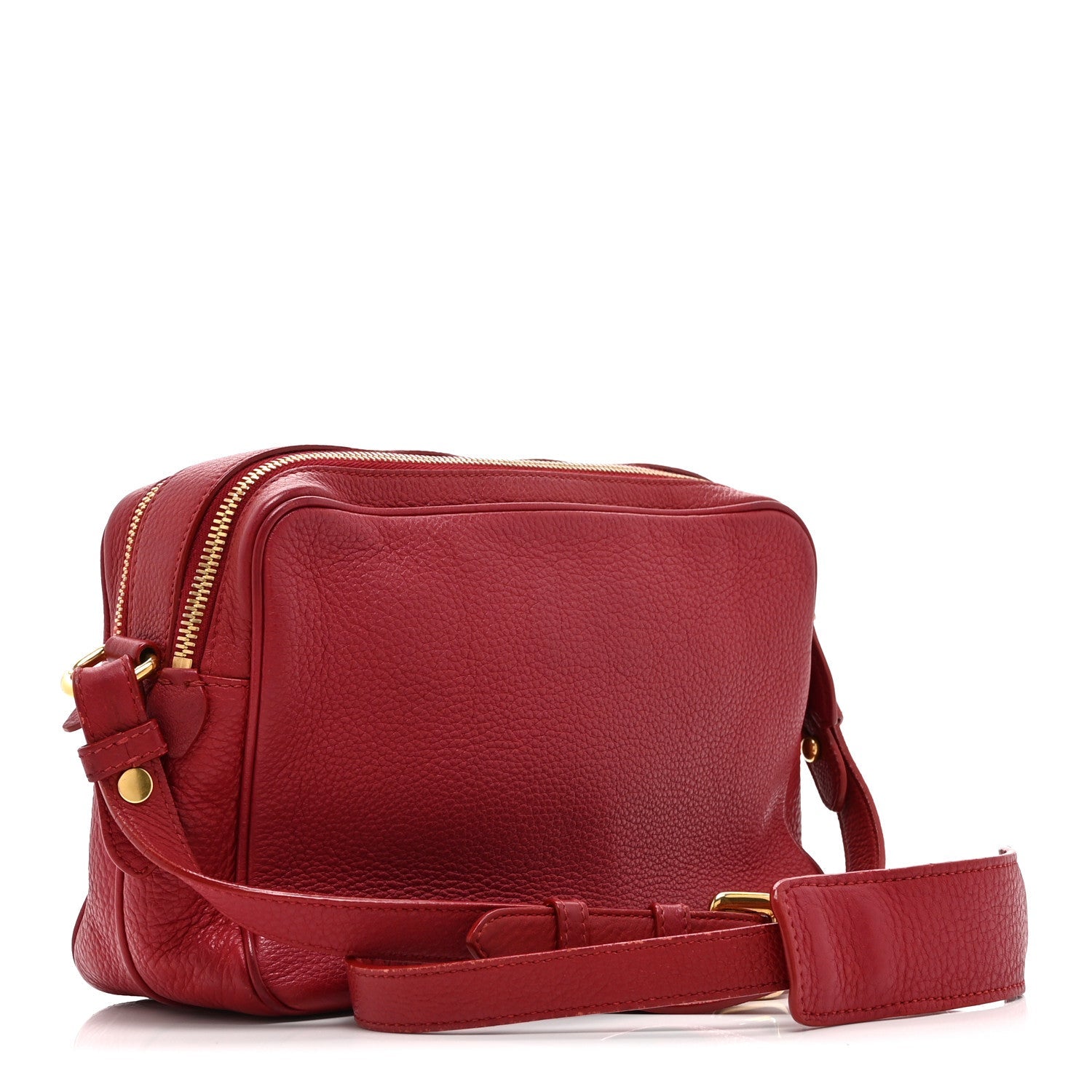 Prada Vitello Phenix Camera Bag Rosso