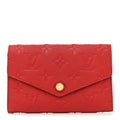 Louis Vuitton Empreinte Compact Curieuse Wallet Cherry