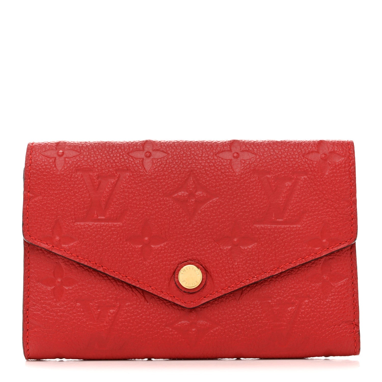 Louis Vuitton Empreinte Compact Curieuse Wallet Cherry
