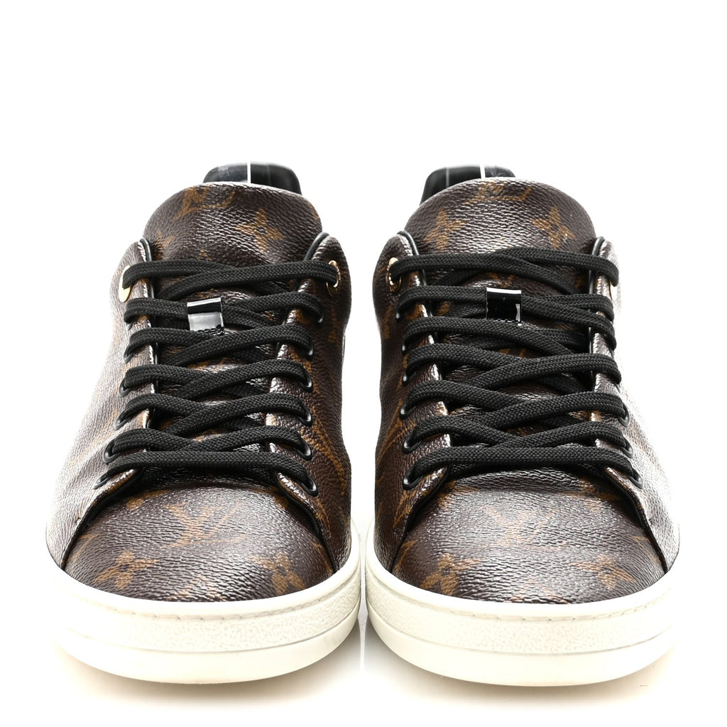 Louis Vuitton Patent Monogram Frontrow Sneakers 42