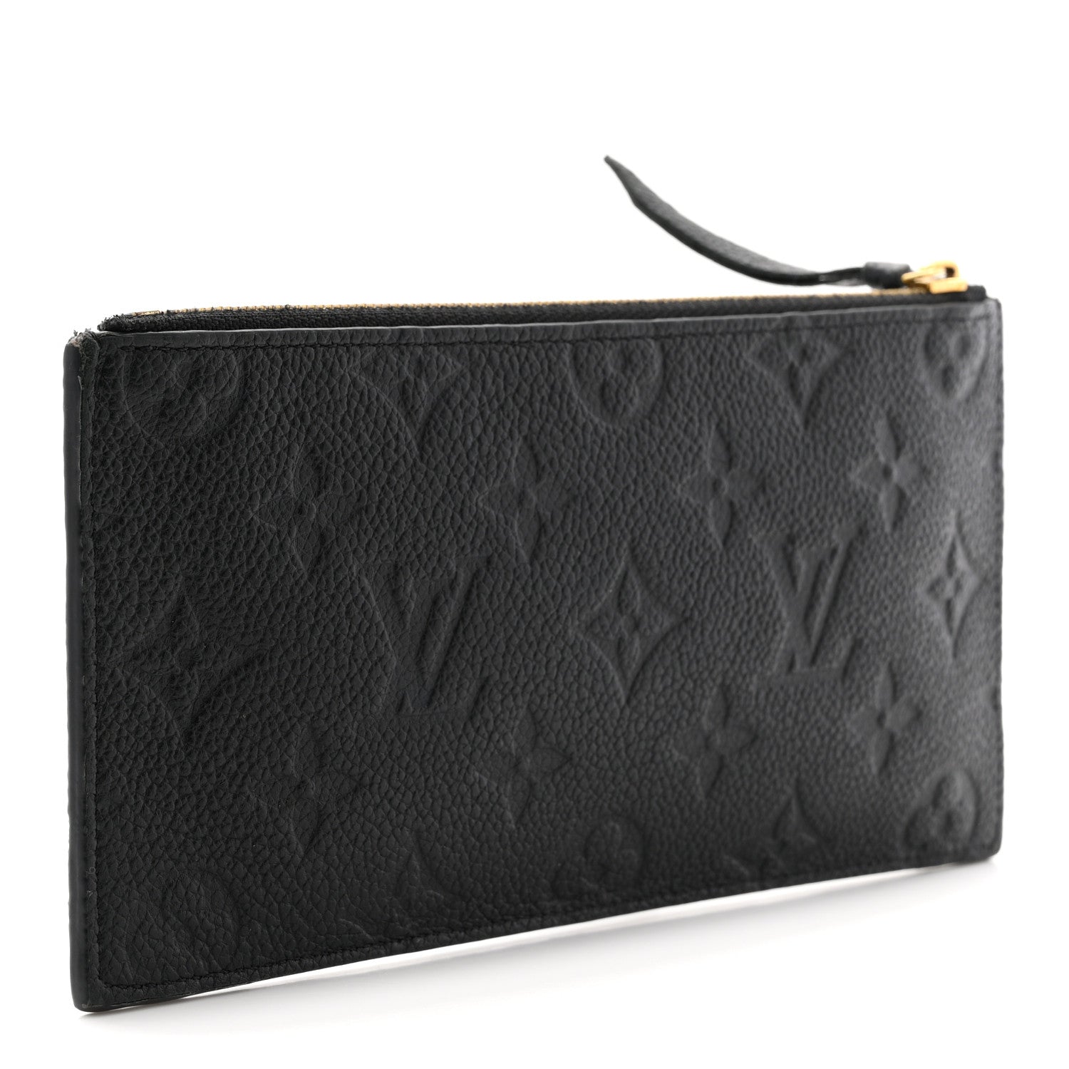 Louis Vuitton Empreinte Felicie Chain Wallet Zippered Insert Black